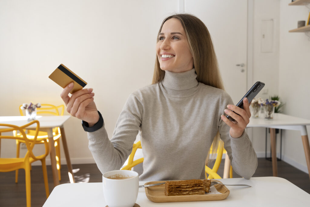 person paying using nfc technology